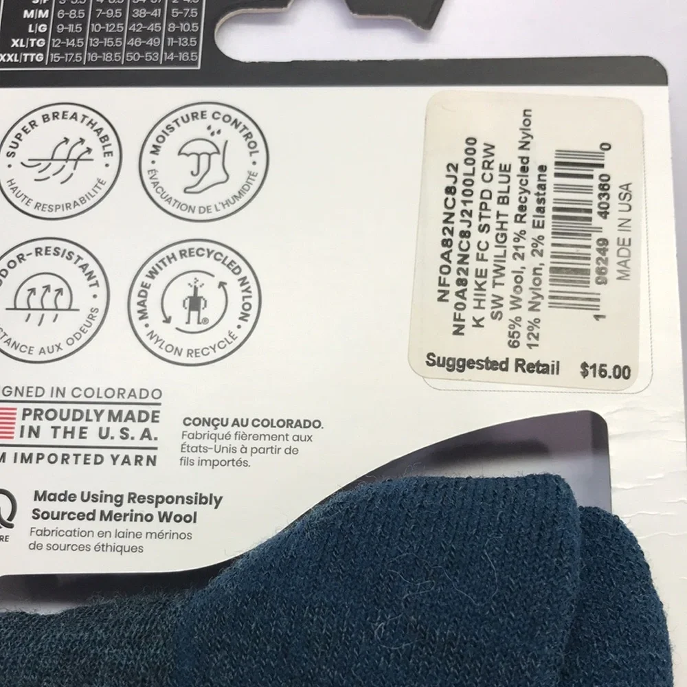 3 Pair Smartwool Wintersport and Hike Socks